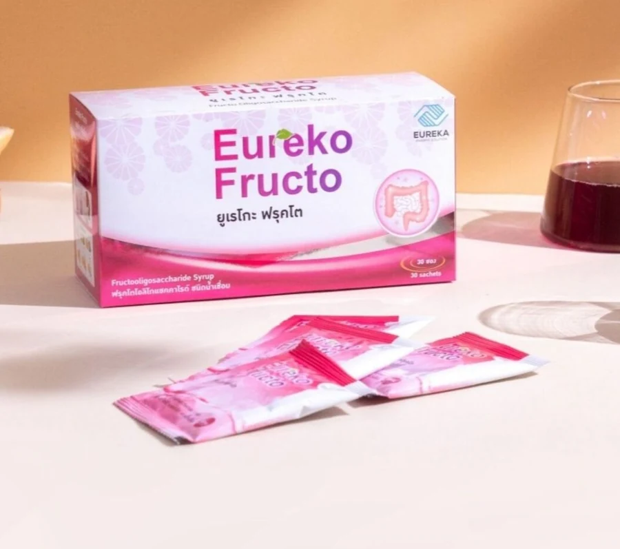 ผลิตภัณฑ์ Eureko Fructo แบบกล่องและซอง ภาพสินค้าจริงจาก Genki Houses